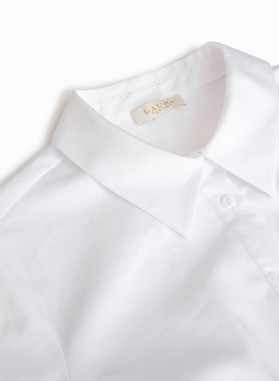 Dart Detail Button-Up Blouse