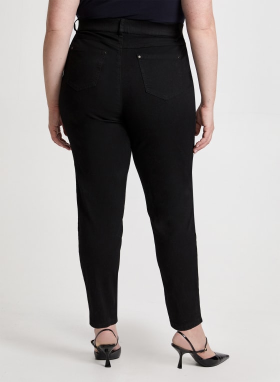 Slim Leg Pull-On Jeans