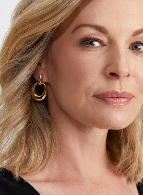 Dangle Hoop Earrings