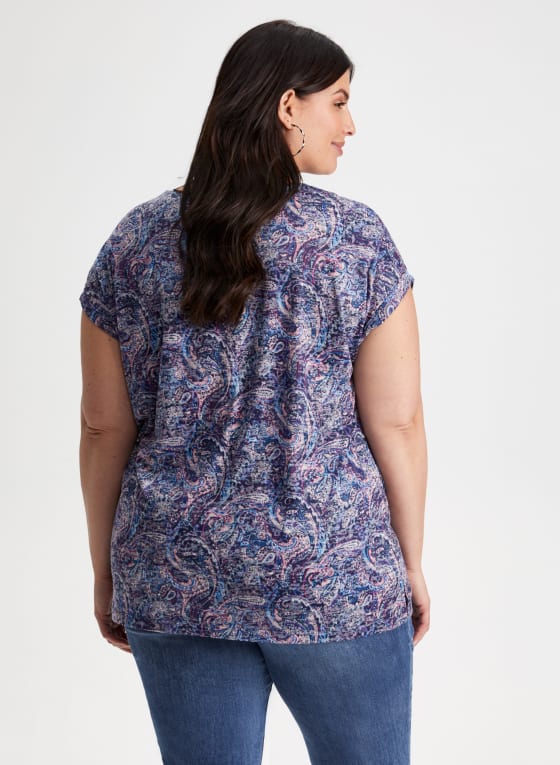 Paisley Print Tee