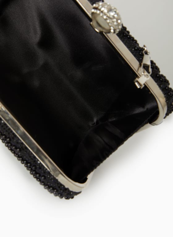 Pearl-Adorned Clutch