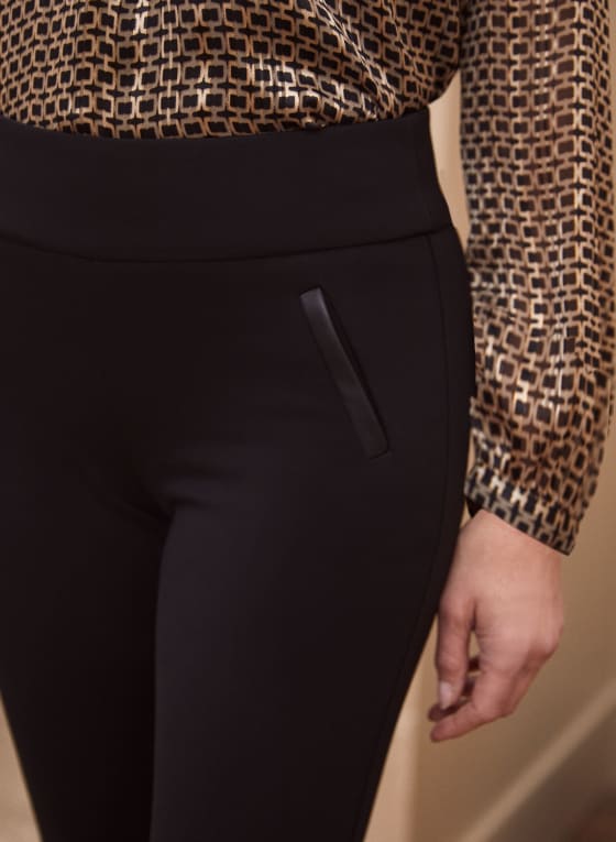 Straight Leg Pull-On Pants