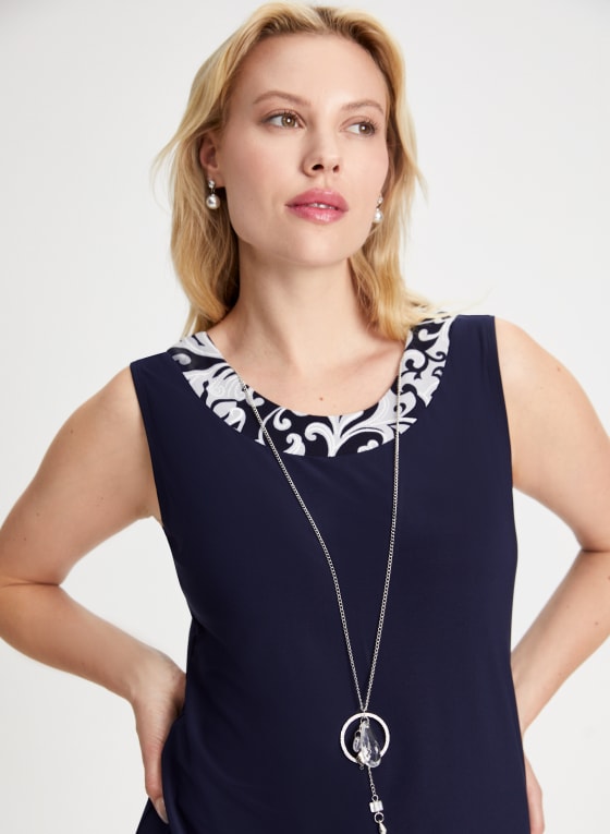 Paisley Print Jacket & Dress Set