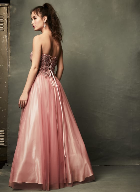 Beaded Corset Ball Gown