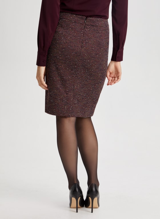 Bouclé Pencil Skirt