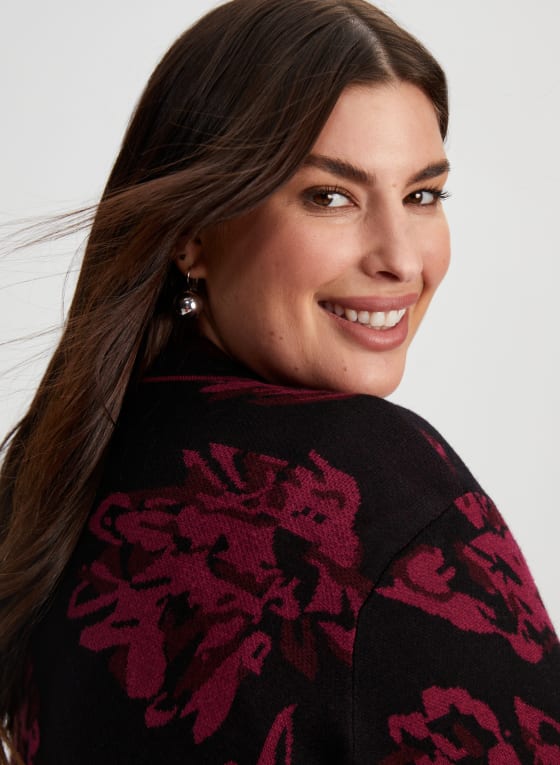 Floral Print Cardigan
