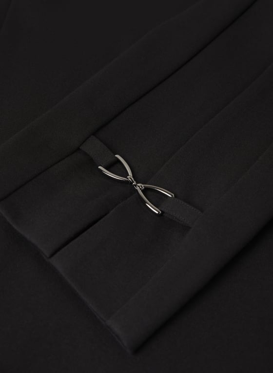 Buckle Detail Pull-On Pants