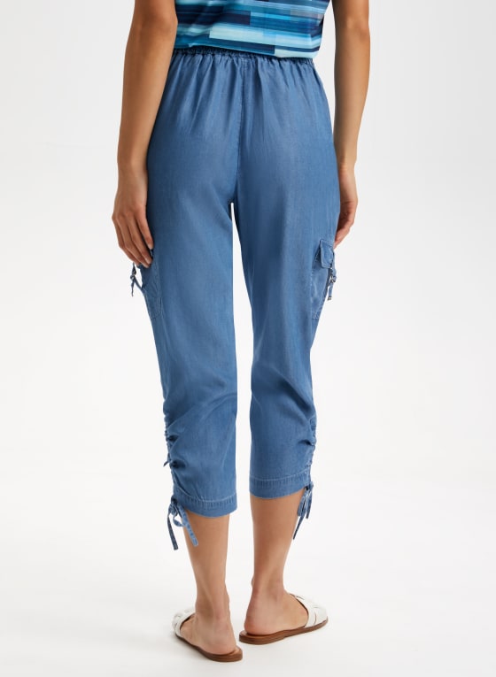 Pull-On Tencel Capris