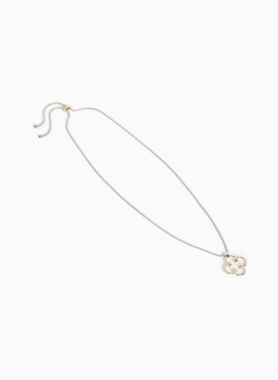 Long Open Pendant Necklace