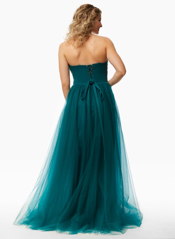 Embellished Corset Detail Gown