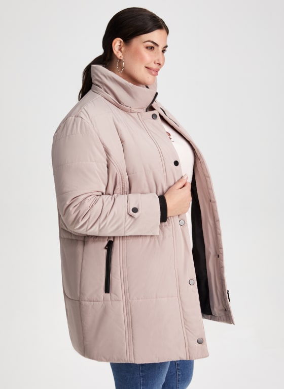 Quilted Vegan Down Coat