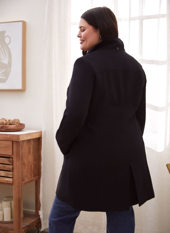 Portrait - Hooded A-Line Coat