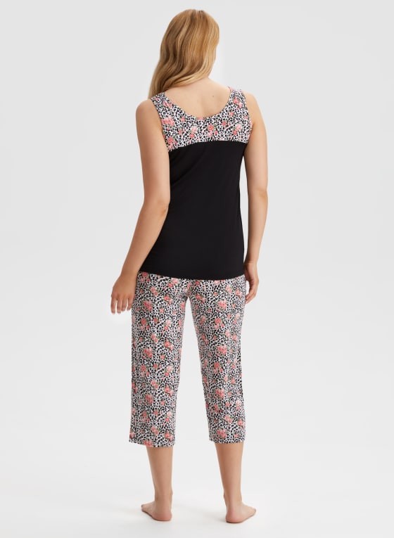 Rose & Animal Print Pyjama Set