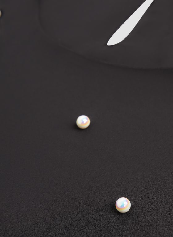 Pearl Detail Sleeveless Top