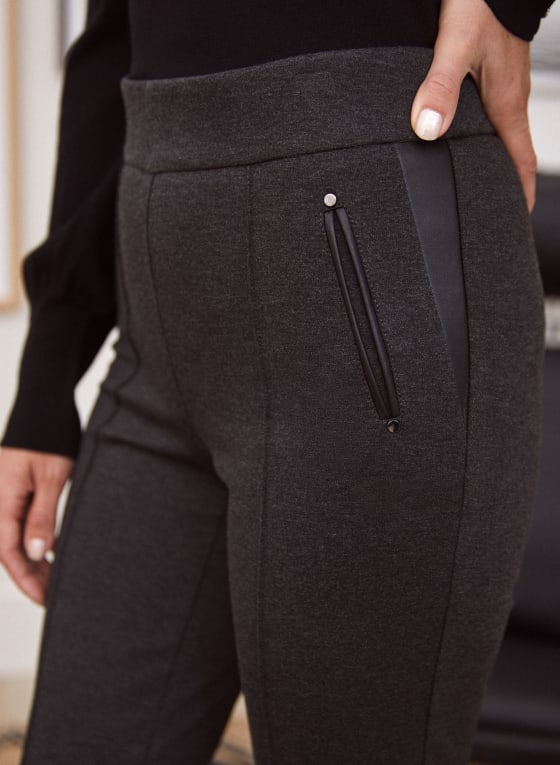 Slim Leg Pull-On Pants