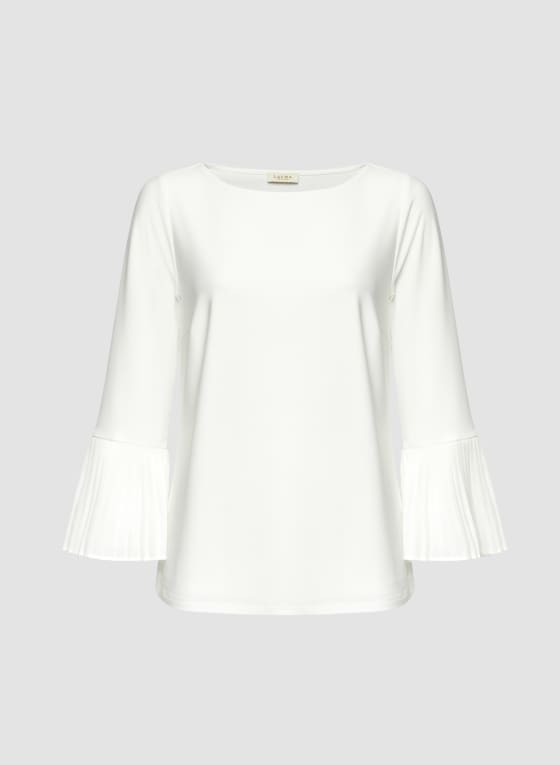 Pleated Cuff Detail Top