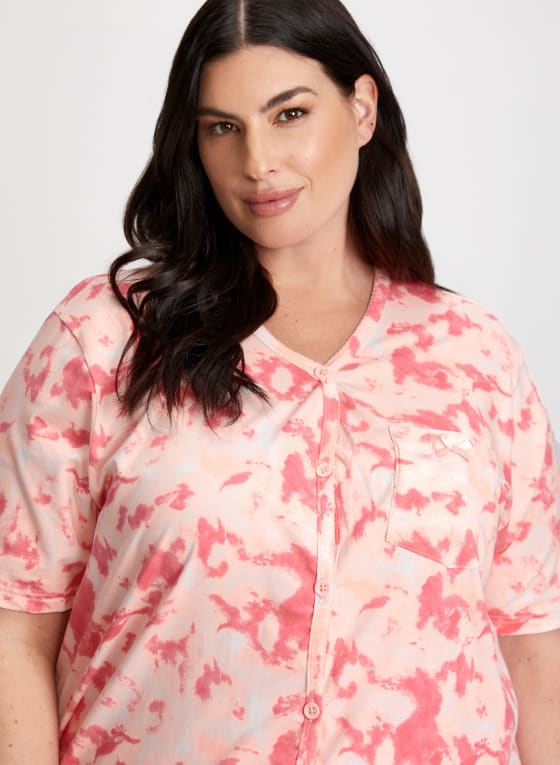 Tie Dye Print Pyjama Set