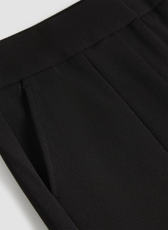 Front Slit Slim Leg Pants