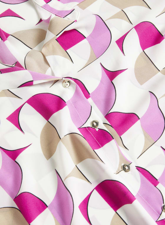 Geometric Motif Blouse