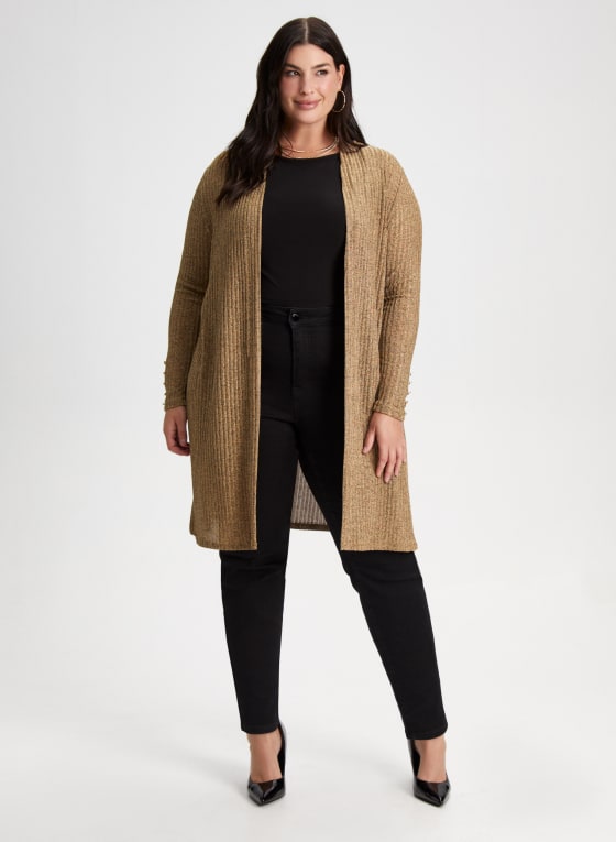 Open Front Cardigan Top