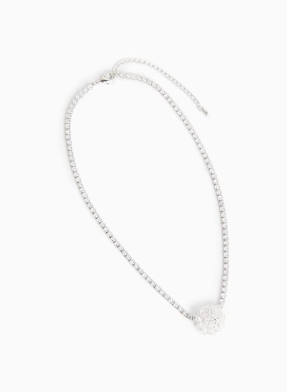 Crystal Cluster Pendant Necklace