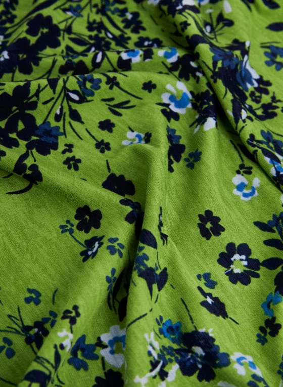 Floral Print Short Sleeve Top