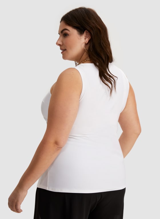 Sleeveless V-Neck Top