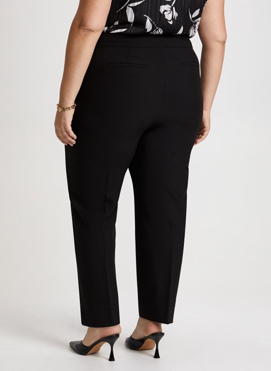 City Fit Hem Slit Pants