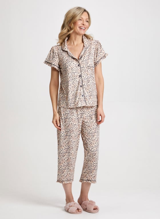 Animal Print Pyjama Set