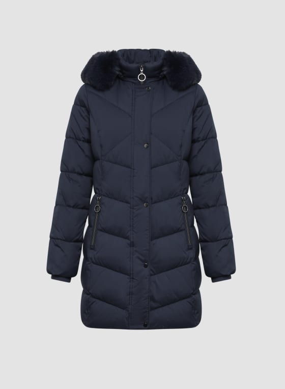 Quilted Vegan Down Coat