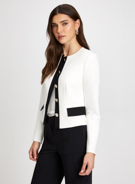 Button Front Blazer