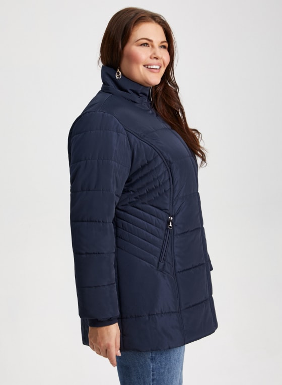 Vegan Down Quilted Coat