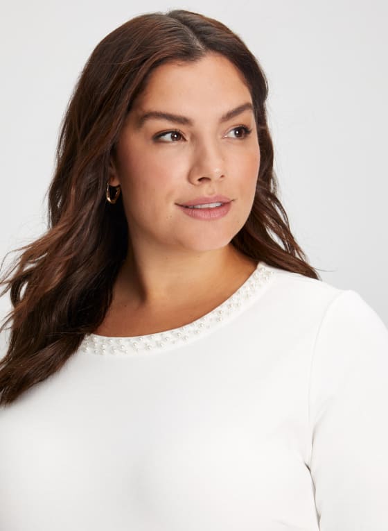 Pearl Trim Top