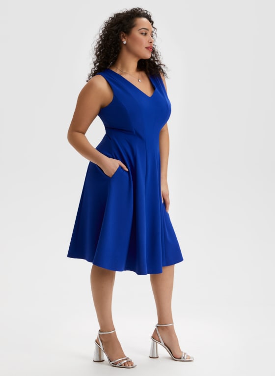 Sleeveless Fit & Flare Dress