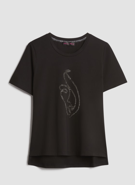 Sequined Face T-shirt