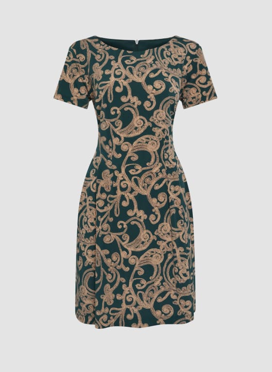 Paisley Print Dress