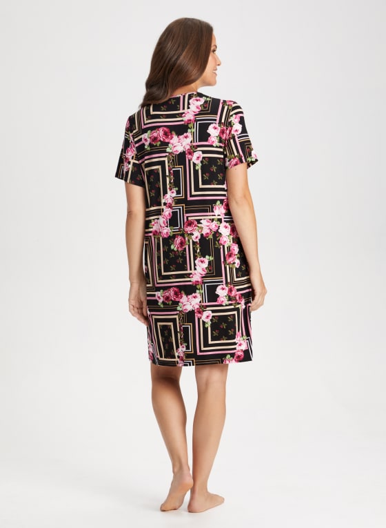 Rose Patchwork Print Nightgown