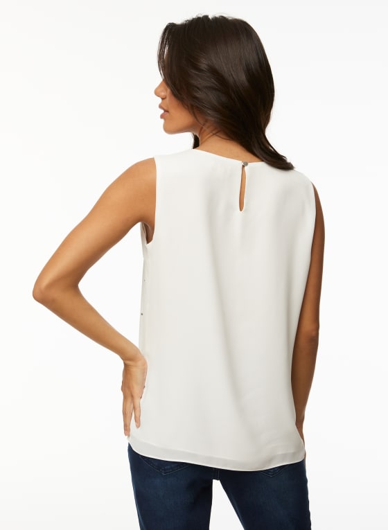 Stud Detail Sleeveless Top