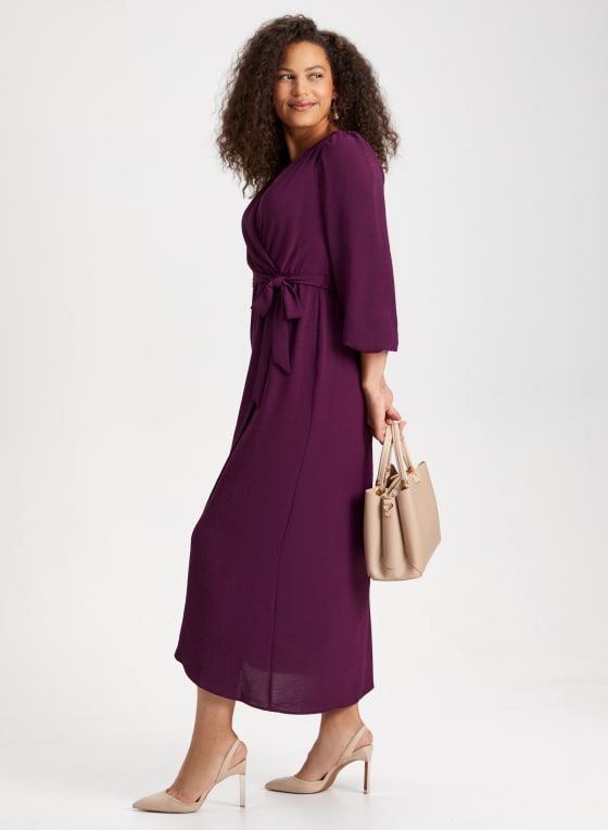 Wrap Style Maxi Dress
