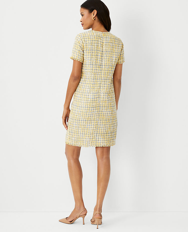 Ann Taylor Tweed Tee Shift Dress