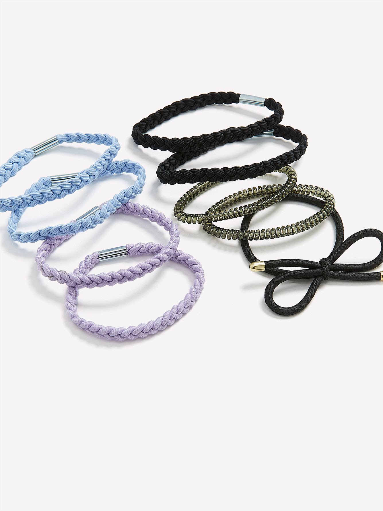 Hair Elastics, Set of 9 - Active Zone