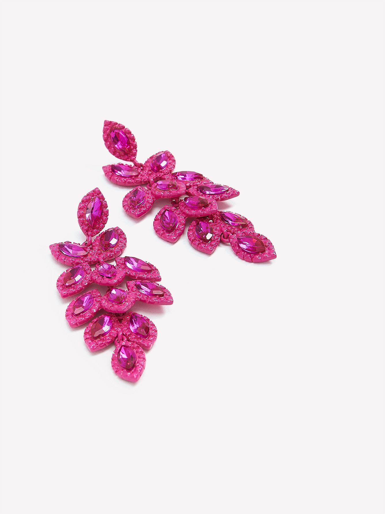 Leaf Shape Drop Earrings
