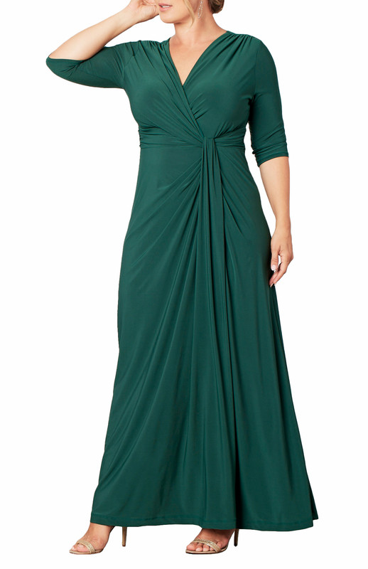 Kiyonna Plus Size Romanced by Moonlight Long Gown (Plus Size)