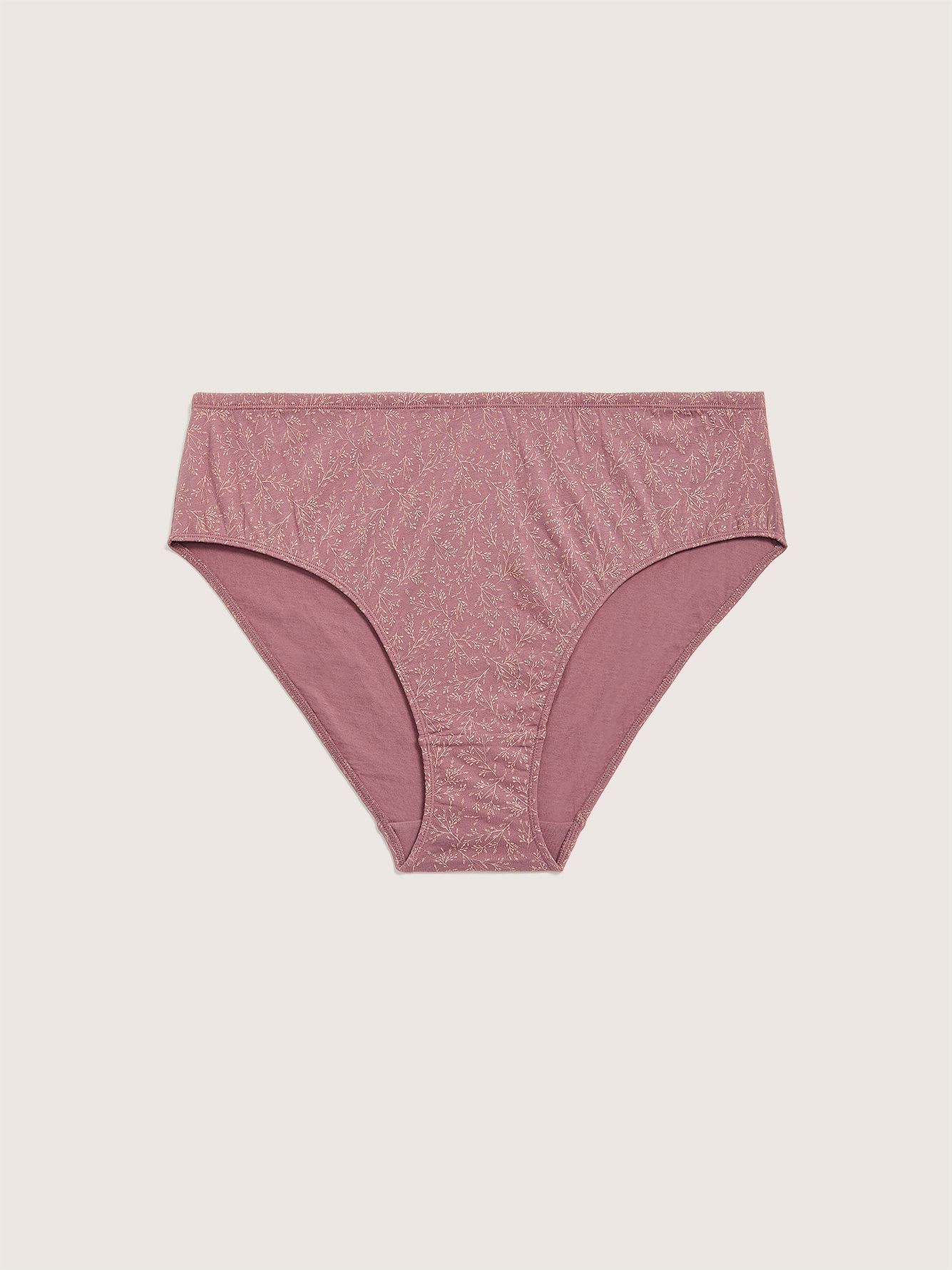 Printed High-Cut Brief with Bow - ti Voglio