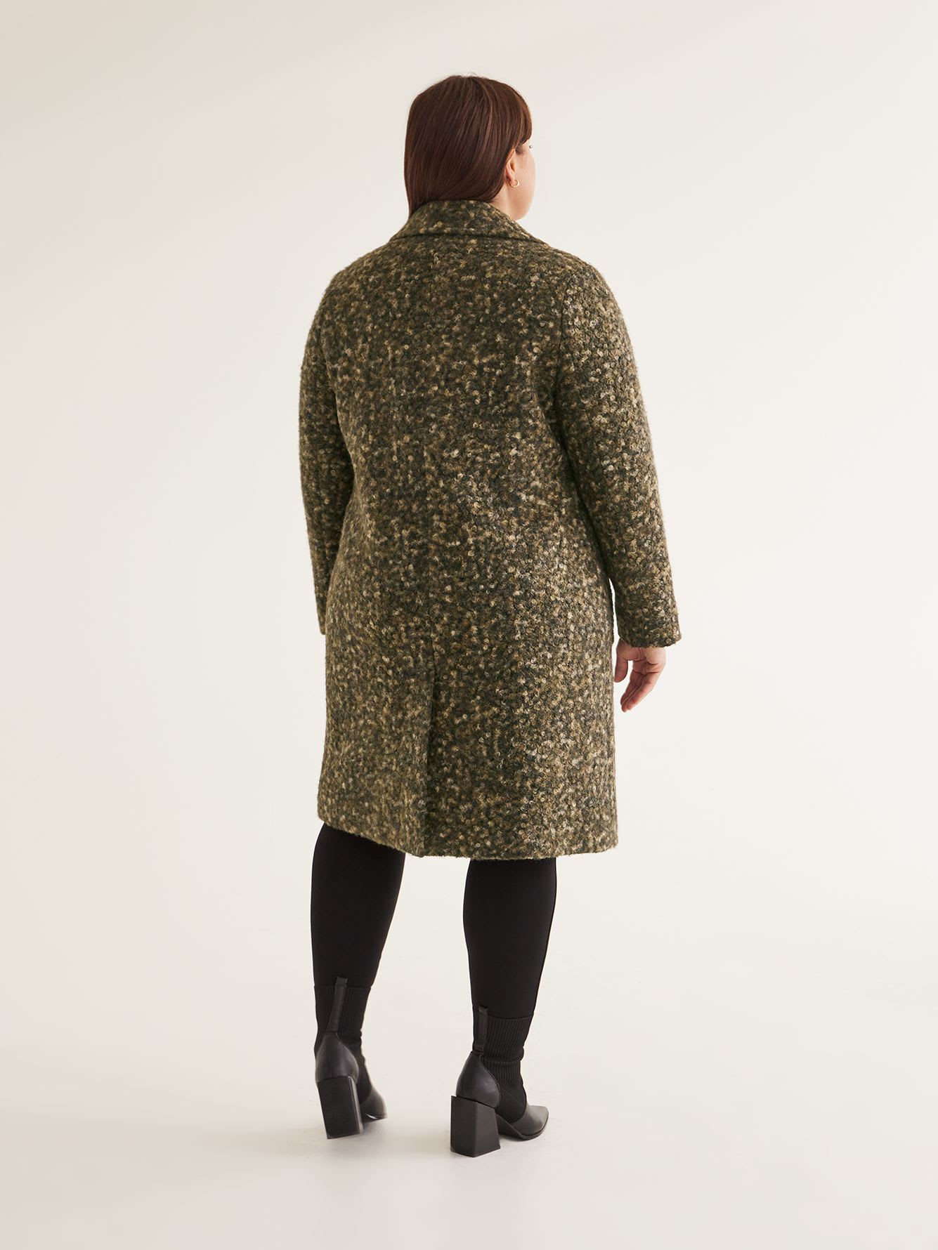 Notch Collar Sherpa Coat