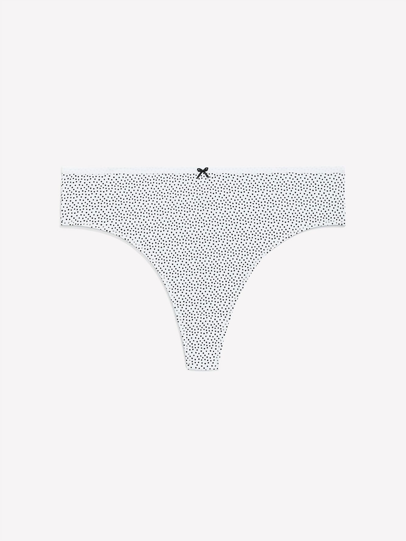 Polka-Dot Cotton Thong - ti Voglio