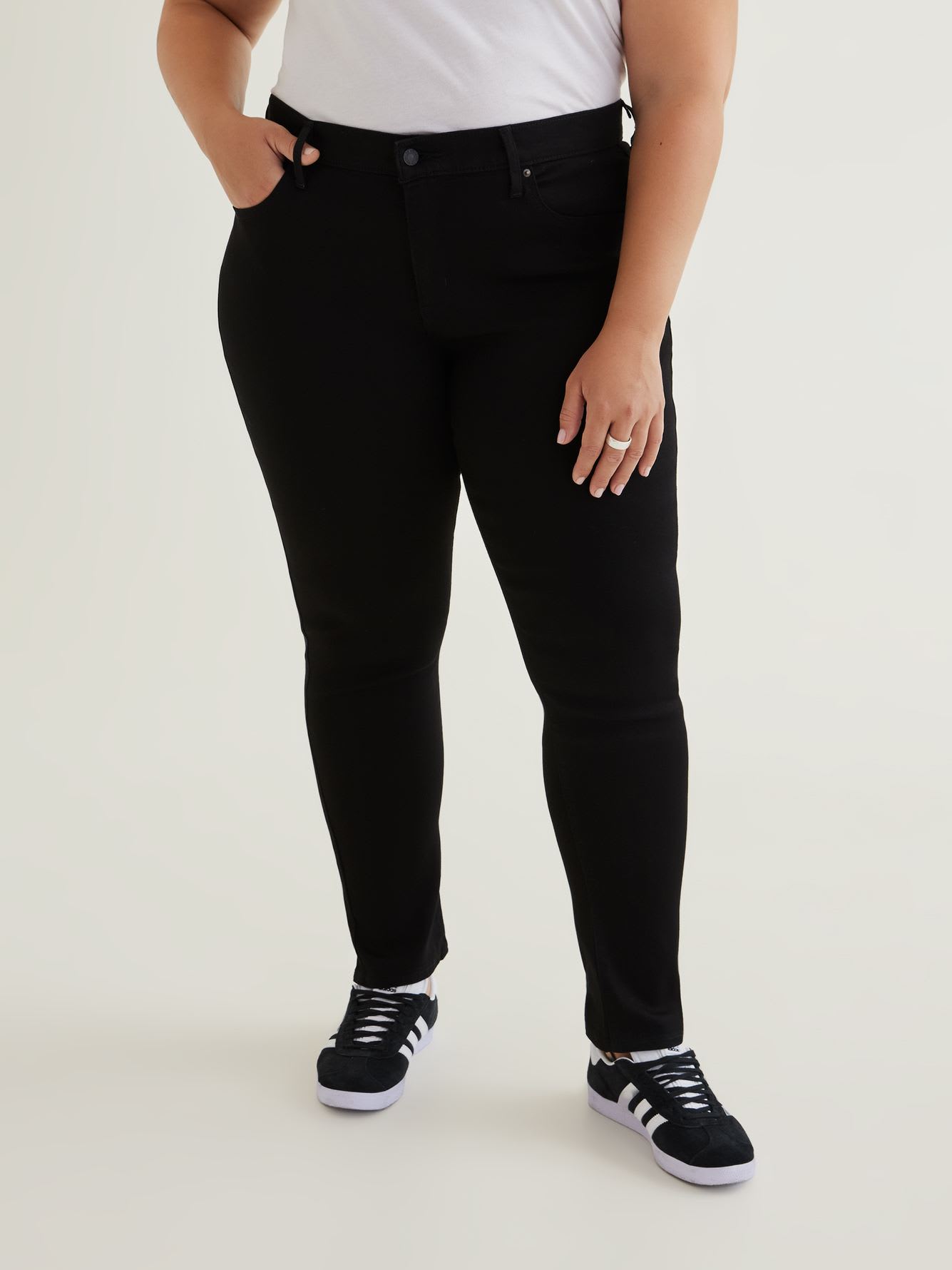 311 Stretch Skinny Jeans, Soft Black - Levi's
