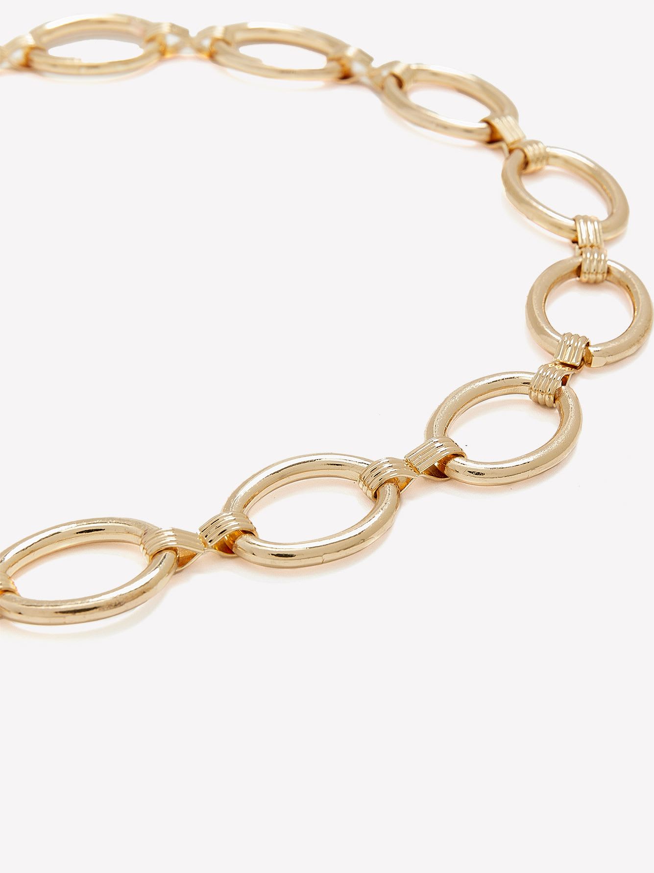 Golden Metal Ring Chain Belt