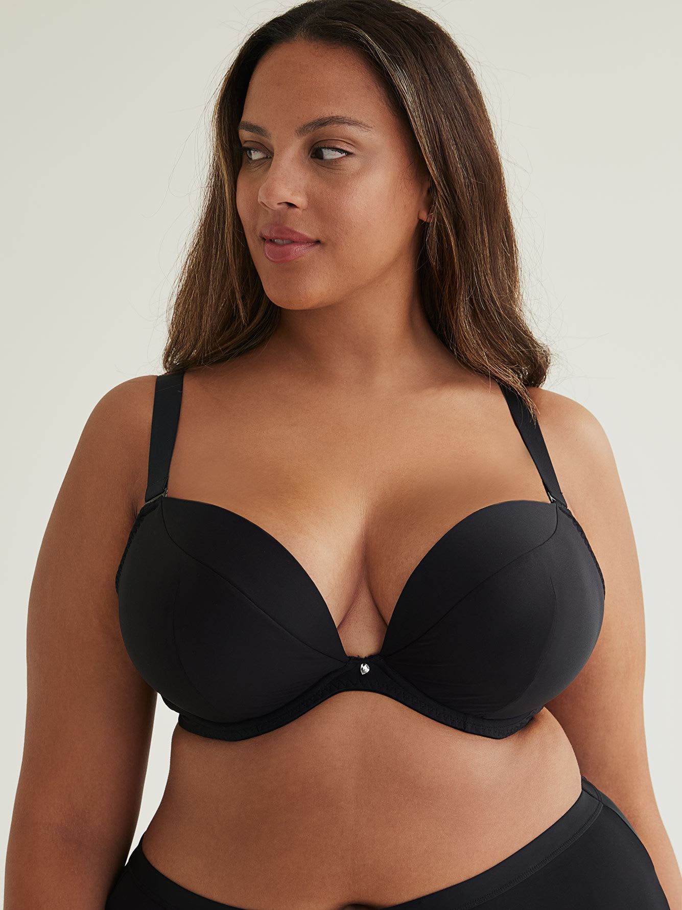 Underwire Padded Plunge Bra - Curvy Kate