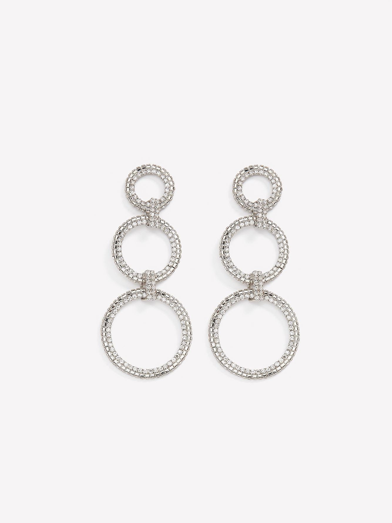 Triple Hoop Drop Earrings - Addition Elle